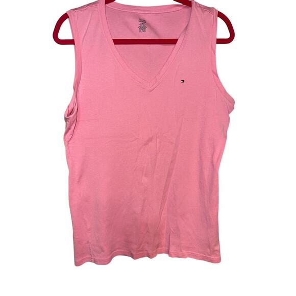 TOMMY HILFIGER top size XL PINK - Picture 1 of 3